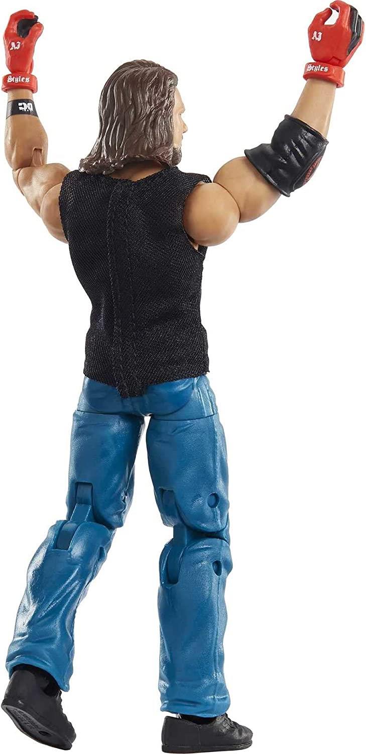 WWE AJ Styles Wrestlemania Elite Build-A-Figure Posable Collectible Figure Mattel