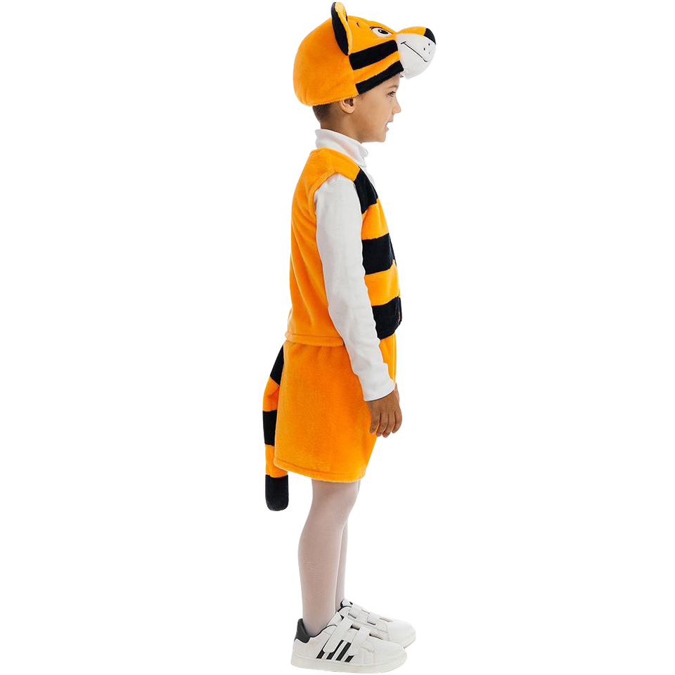 Bengal Tiger Animal  Boys Plush Costume Dress-Up Play Kids - Small