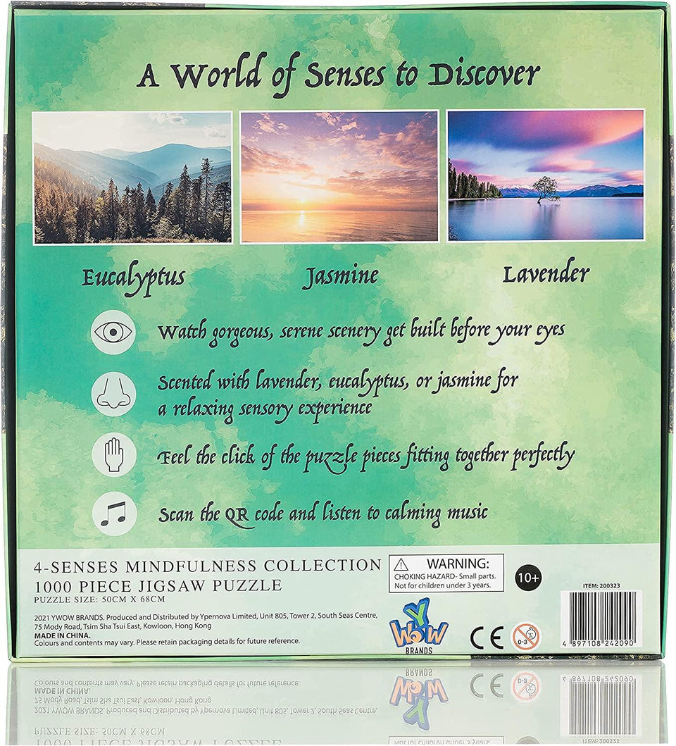 Eucalyptus Scented Mindfulness Collection 1000pcs Jigsaw Puzzle 20x27" YWOW