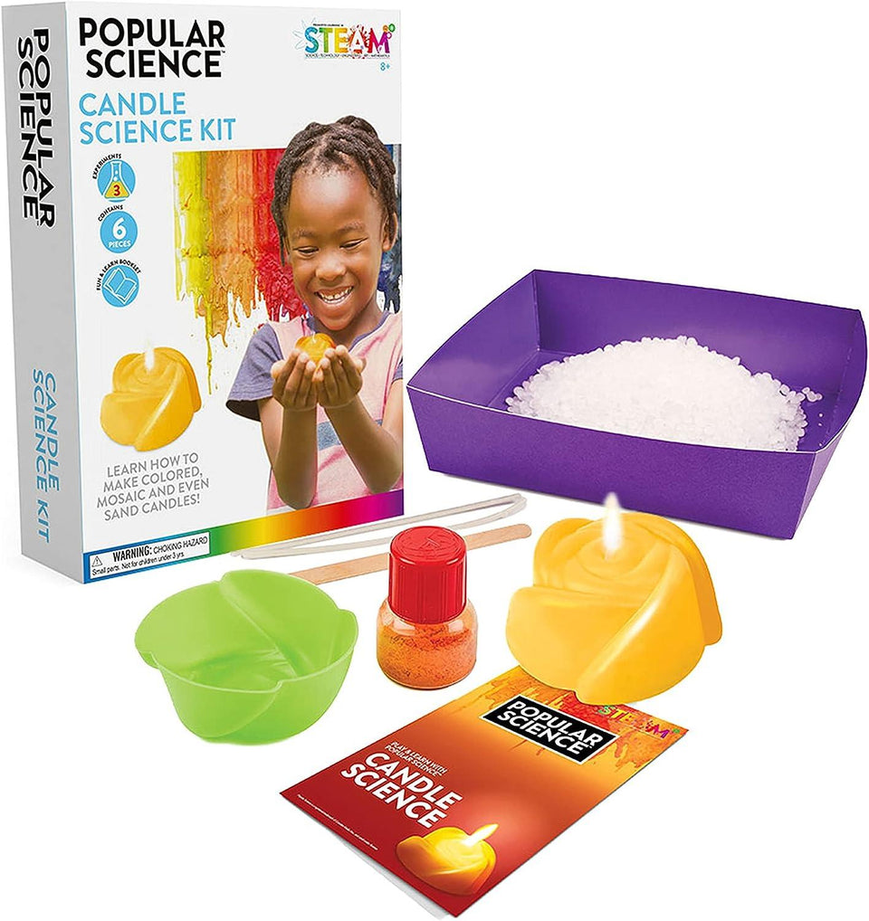 Popular Science Candle Science Kit Kids Educational Mosaic Sand WOW! Stuff