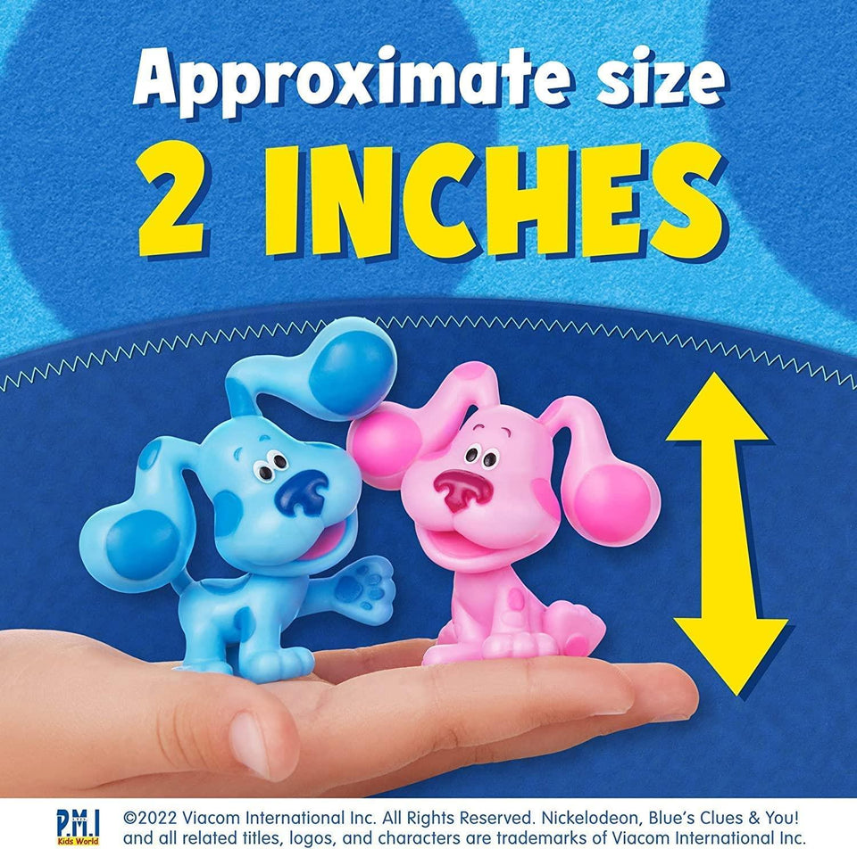 Blues Clues Pencil Toppers 12pk Josh Tickety Tock Paprika Magenta Pail PMI International