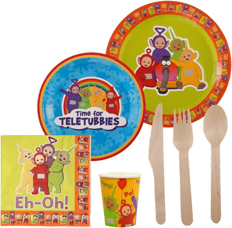 Teletubbies Party In A Box 102pc Official Kids TV Show Theme Decor Kit Banner Tablecloth Mighty Mojo