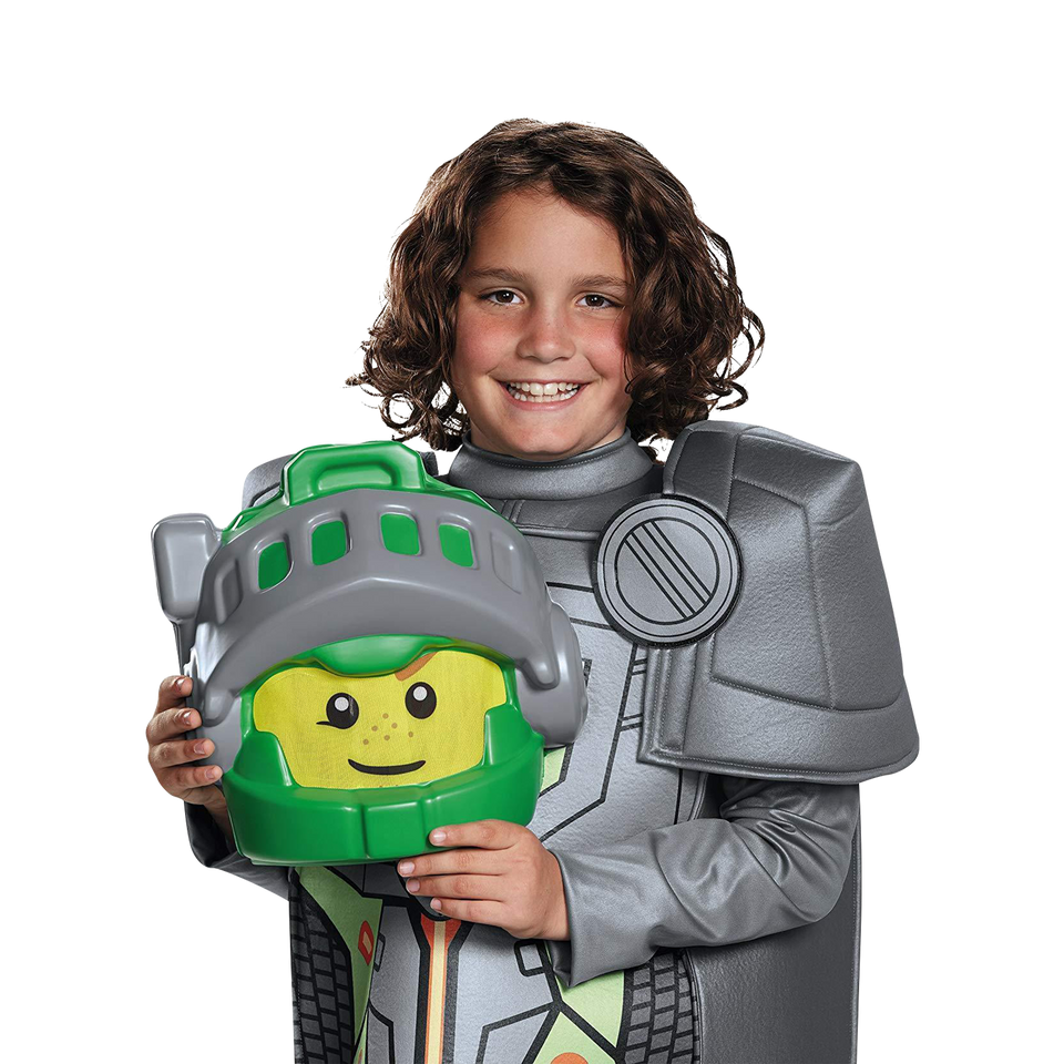 Lego Nexo Knights Aaron Deluxe Boys Costume - Medium (7/8)