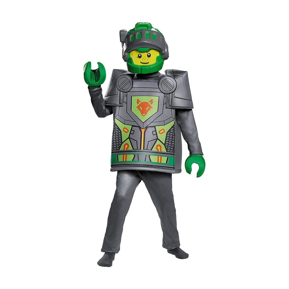 Lego Nexo Knights Aaron Deluxe Boys Costume - Medium (7/8)