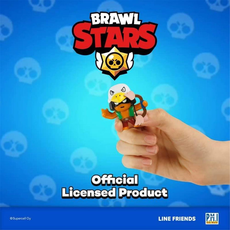 Brawl Stars Figures 8pk Spike Chrome Jessy Bo Penny Shelly Sandy Brawler PMI International