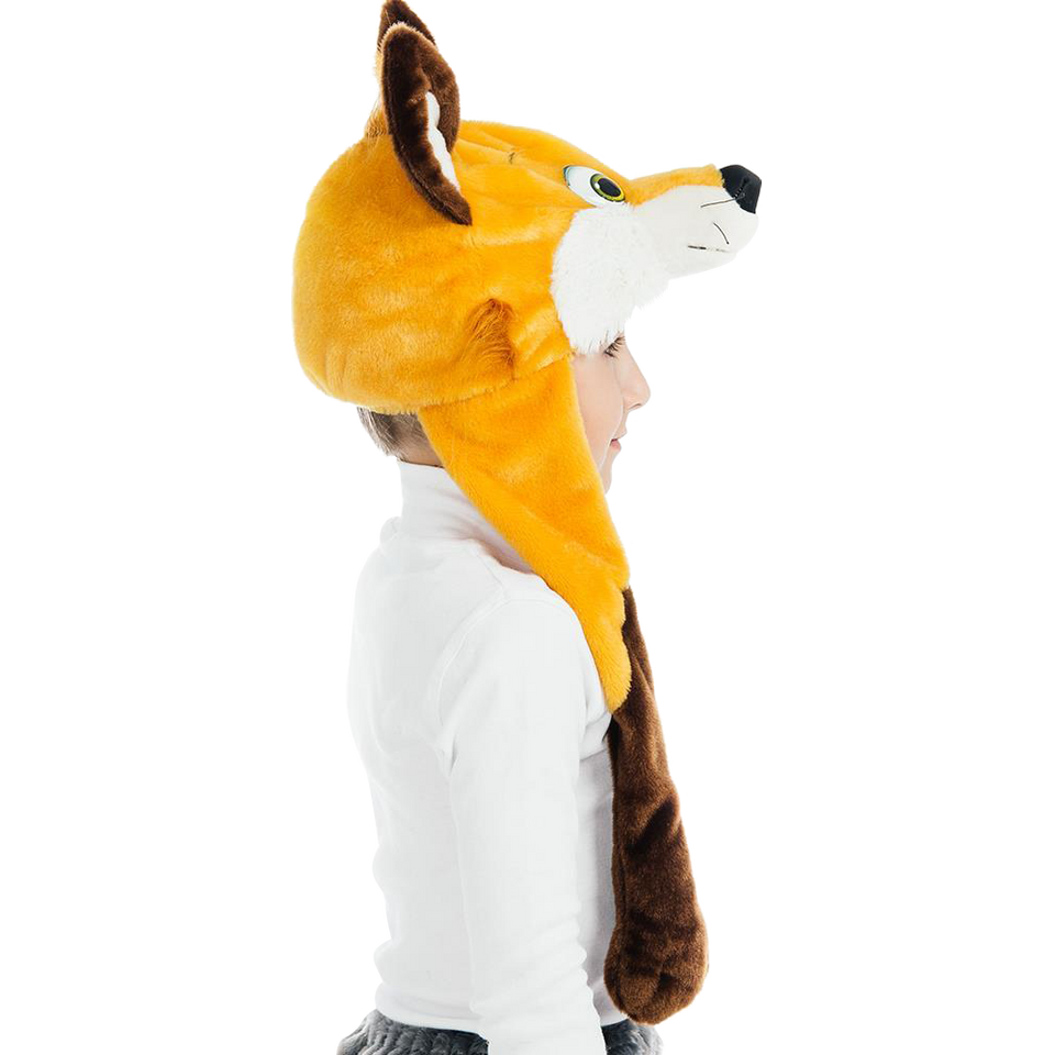 Foxy Fox Plush Headpiece Kids Costume Dress-Up Play Accessory