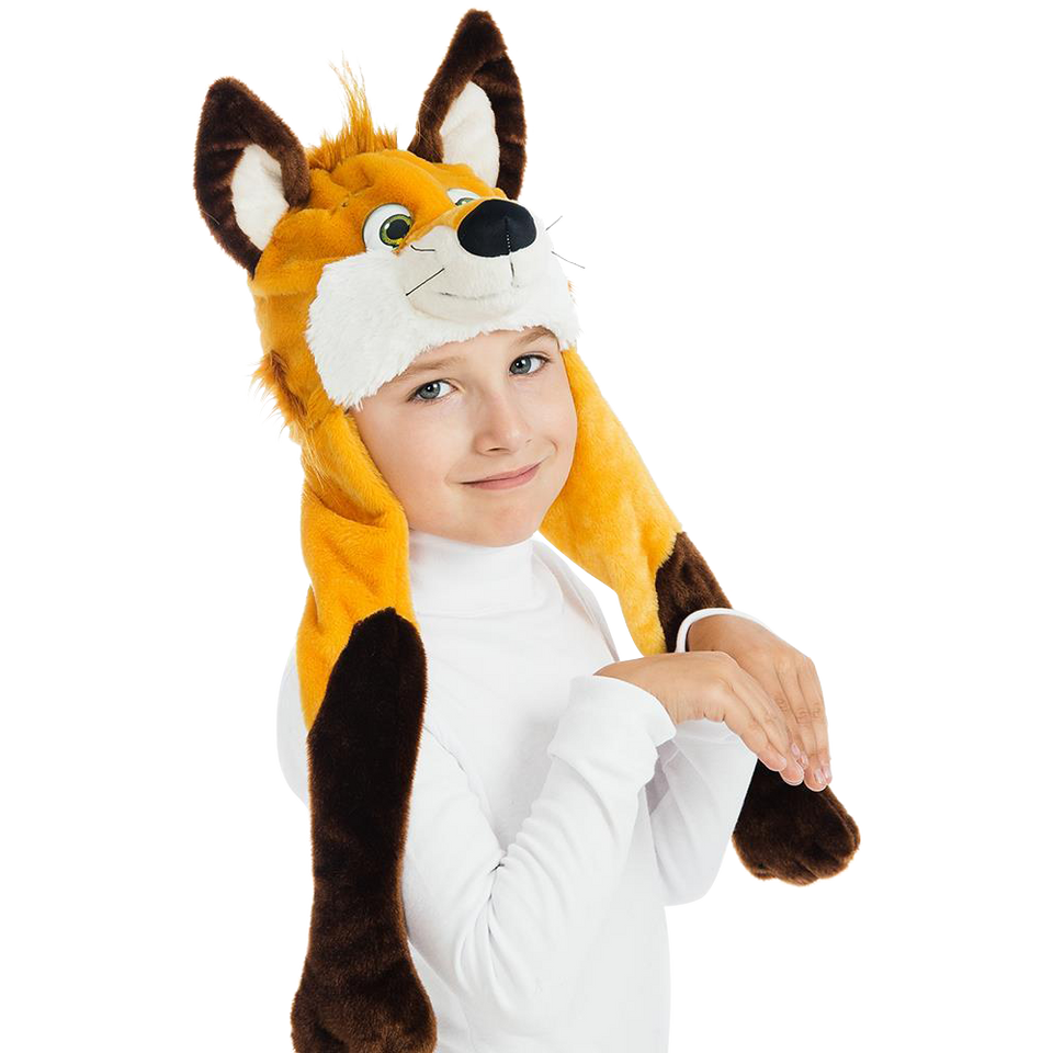 Foxy Fox Plush Headpiece Kids Costume Dress-Up Play Accessory