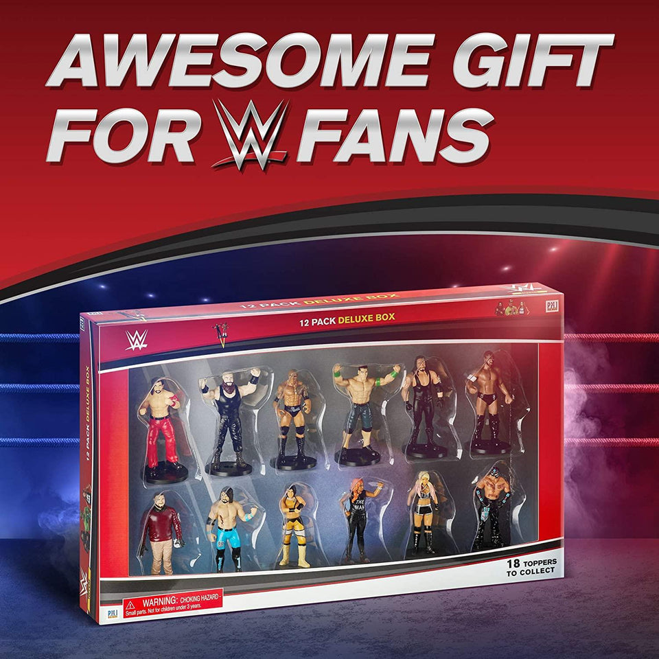 WWE Pencil Toppers 12pk Shinsuke Nakamura Rey Mysterio The Rock Undertaker PMI International