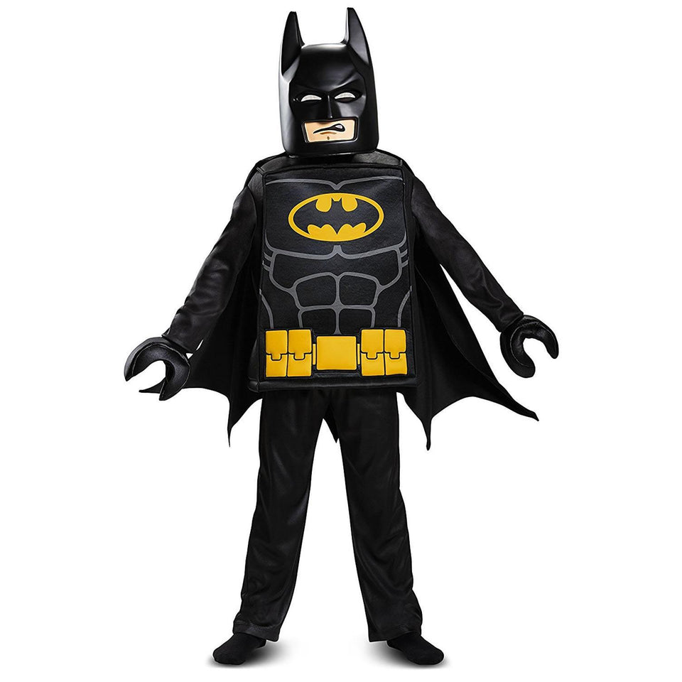 Batman LEGO Movie Deluxe 6PC Costume Kids size S 4/6 Licensed