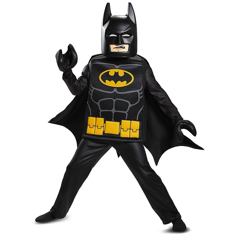 Batman LEGO Movie Deluxe 6PC Costume Kids size S 4/6 Licensed Disguise