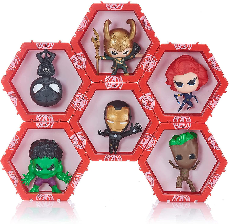 WOW Pods Marvel Symbiote Spider-Man Swipe Light-Up Connect Avengers Collection Figure