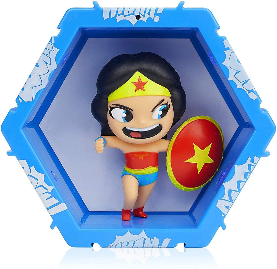 WOW Pods DC Comics Wonder Woman Swipe Light-Up Connect Figure Superhero Collectible