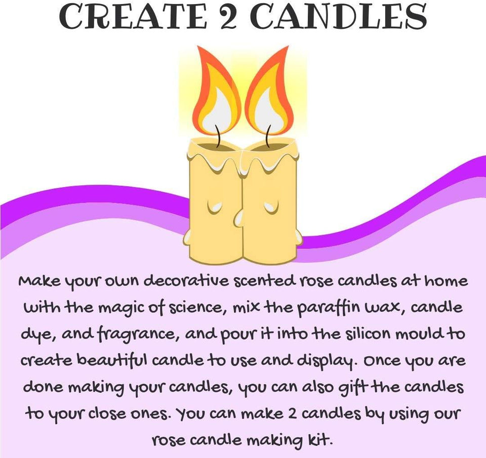 Explore STEM Learner My Rose Candle Making Lab DIY Kit