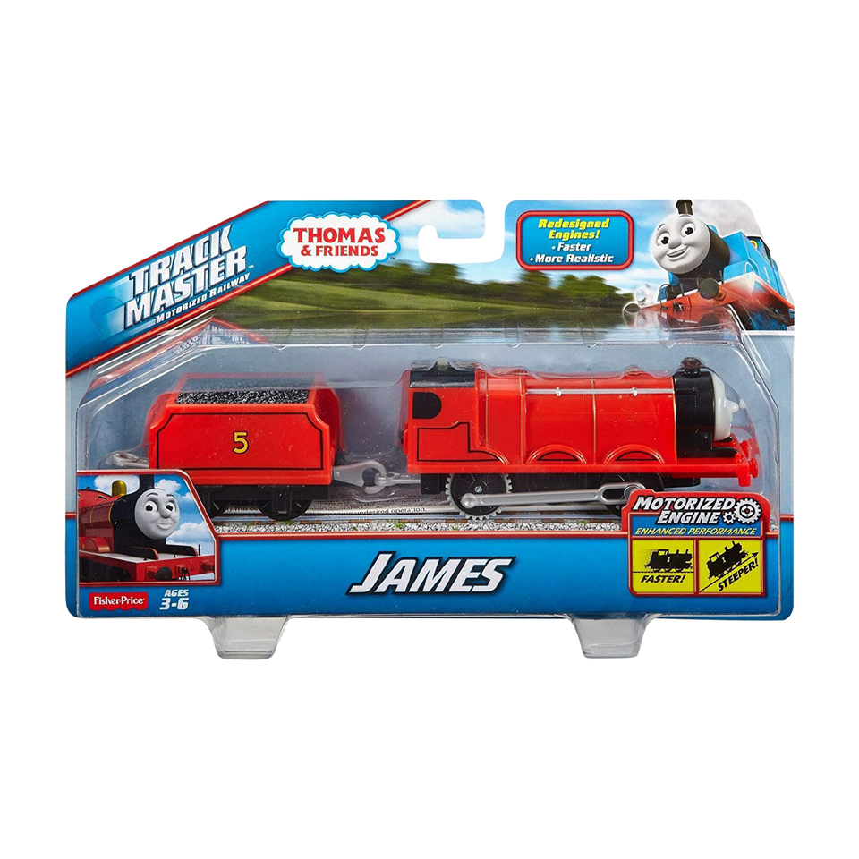 Thomas & Friends James Motorized Engine TrackMaster Train Toy