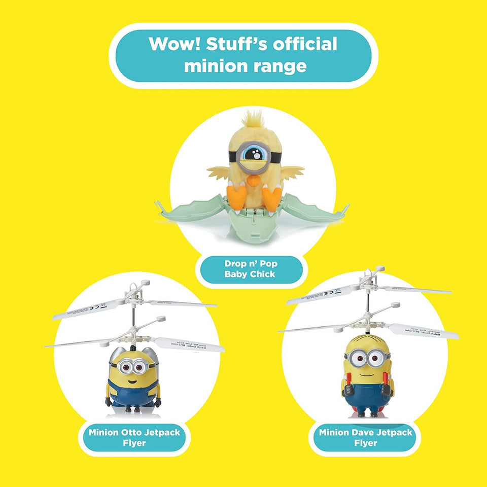 Minions Rise of Gru Drop 'n Pop Zodiac Chicken Instant Hatch Egg Removable WOW! Stuff
