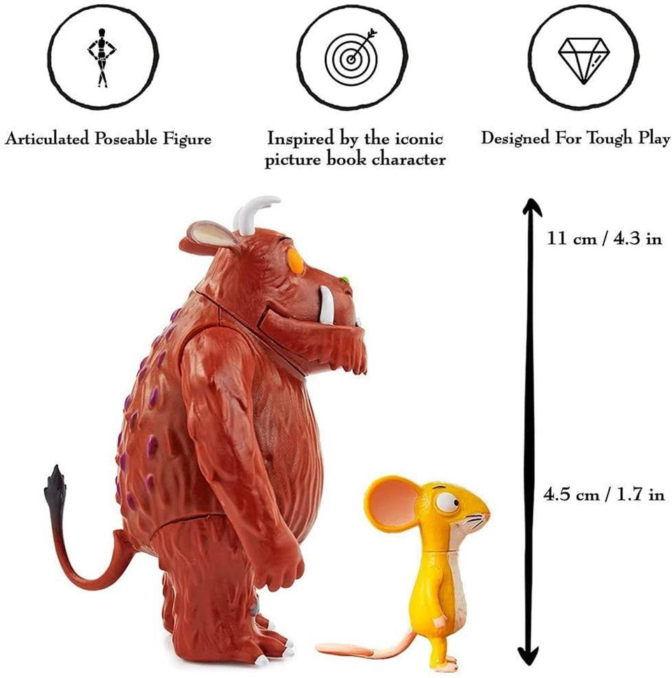 The Gruffalo and Mouse Twin Pack Figure Character by Julia Donaldson WOW Stuff