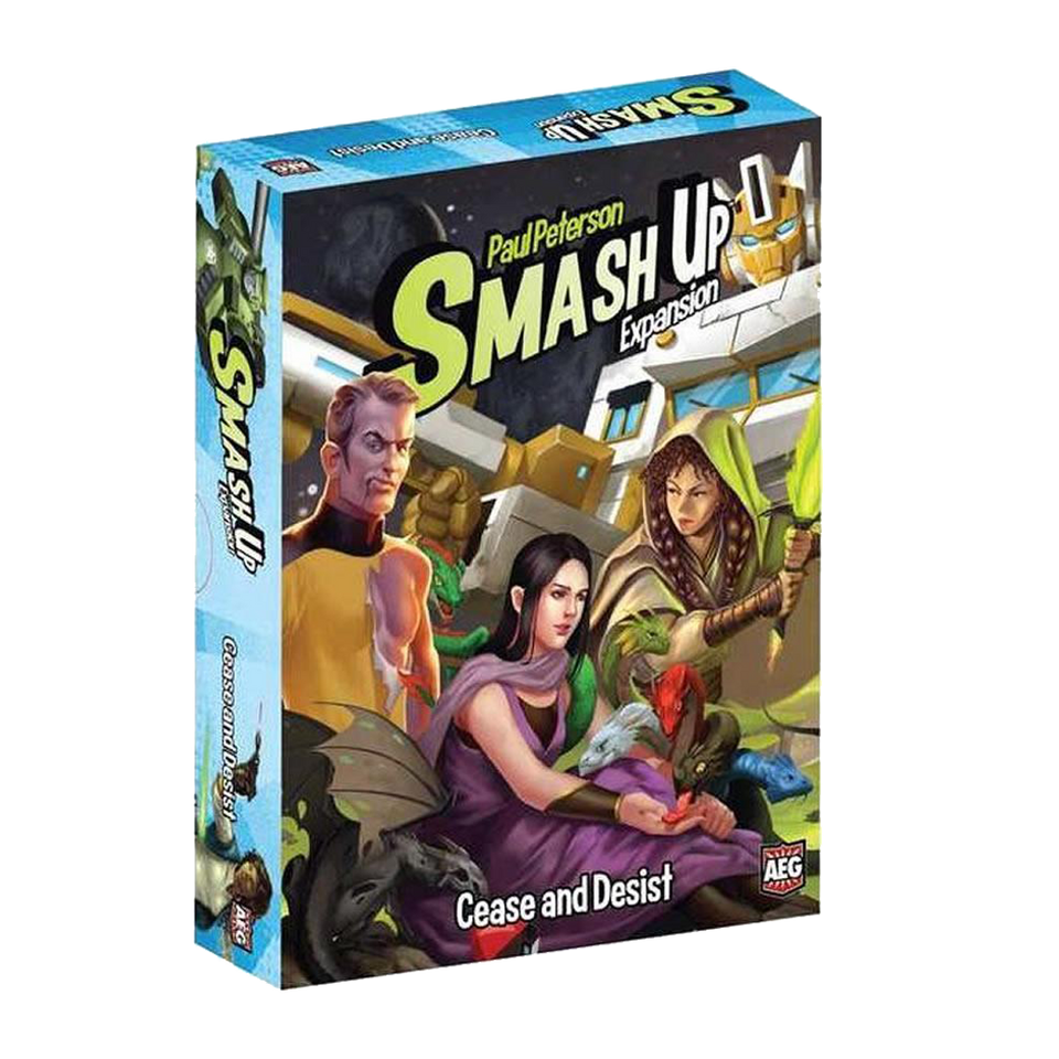 Smash Up: Cease and Desist Card Game Expansion Multi-Player Fun
