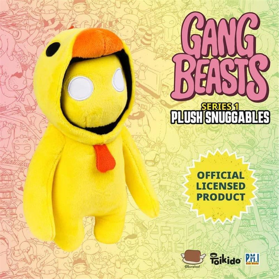 Gang Beasts Yellow Chicken Costume Plush 8" Gamer Character Soft Doll Figure PMI International