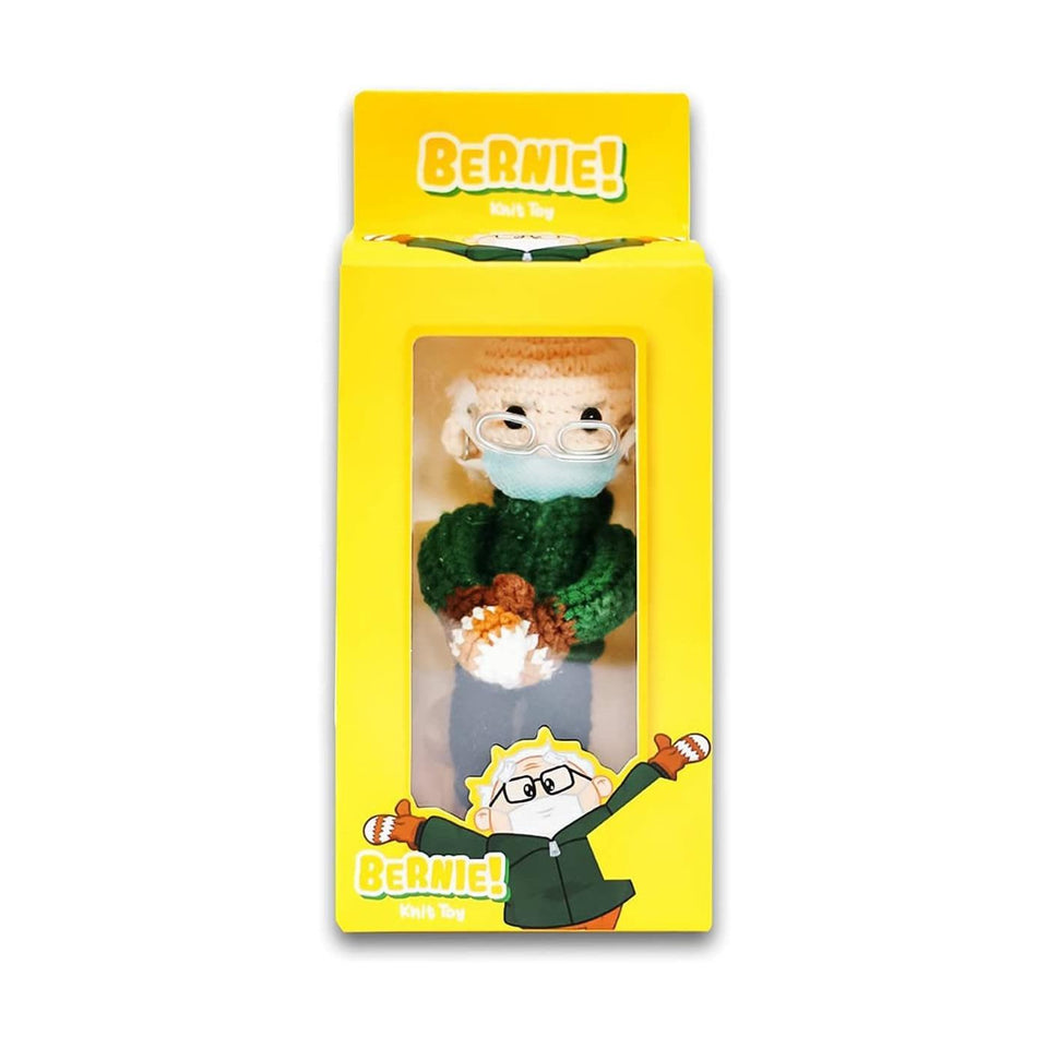 Senator Bernie Sanders Mittens 2021 Inauguration Doll Crochet Democrat Socialist Mighty Mojo