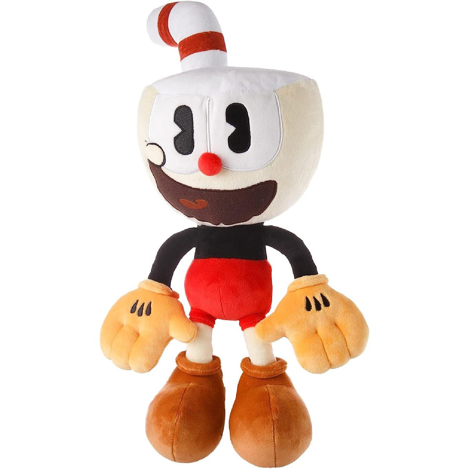 The Cuphead Show Cuphead Plush Doll 15" Animated Series Character Soft Toy Mighty Mojo